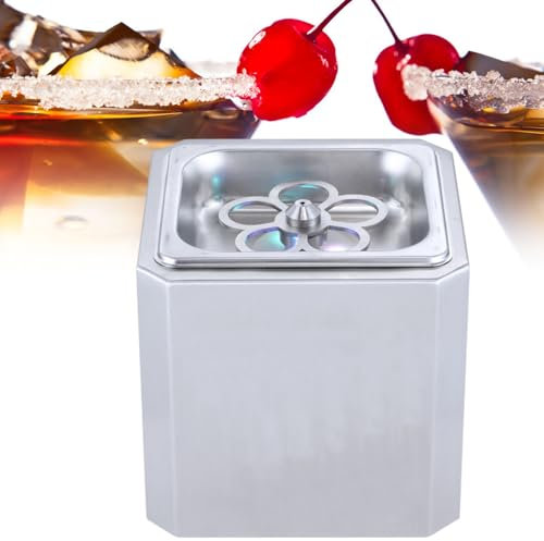 Enfriador De Copas De Vino De Hasta -45 °C, Enfriador De Copas/Vasos Con Led, Enfriador InstantáNeo De Vasos De CóCtel En Segundos, Enfriador De Acero Inoxidable Con Hielo