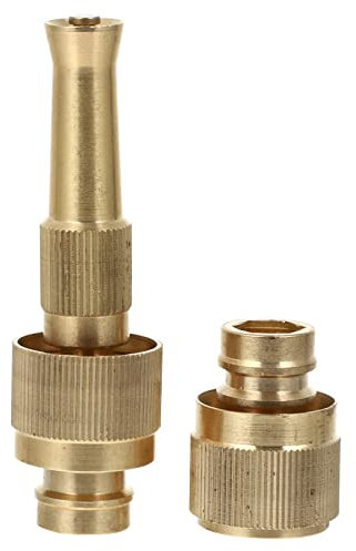 Yardwe 4-teiliges Gartenschlauchdüsen-set Kupfer-waschdüse Verstellbare Sprühdüse Für Schlauch Hochleistungsdüse Hohe Druckbewertung Für Den Außenbereich