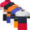 Mens Multipack Polo Shirts Short Sleeve Plain Pique Top Designer T-Shirt Tee Big Sizes, Assorted, M