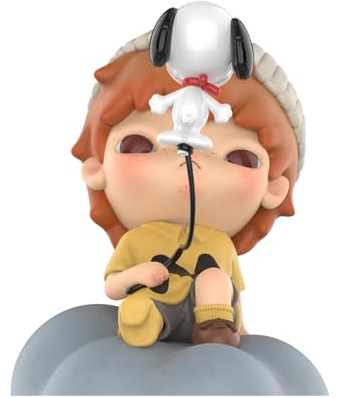 POP MART Hirono × Snoopy Figure Actionfiguren Sammelfiguren Sammler Kunstspielzeug Spielzeug Figuren Geschenk 1PC
