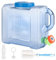 XCRPRT Bidon d'eau de camping de 5 l - Réservoir d'eau avec robinet - Bidon d'eau en plastique portable - Réservoir d'eau potable - Avec poignées - Réservoir d'eau pour randonnée, camping, pique-nique