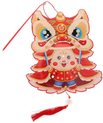 HOMSFOU Papierlaterne Löwen Zum Selbermachen Für Junge Mädchen Diy Laterne Bastelset Mit Hochwertigen Materialien Für Festivals Und Feiertage