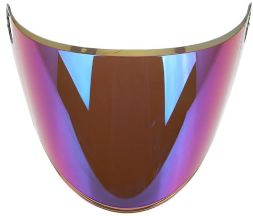 WEKADRIN Motorradhelm Visier Ersatzteil Vollschutz Gesichtsschutzscheibe Hochtransparente Wetterbeständig Kompatibel mit Motorrädern und Rollern