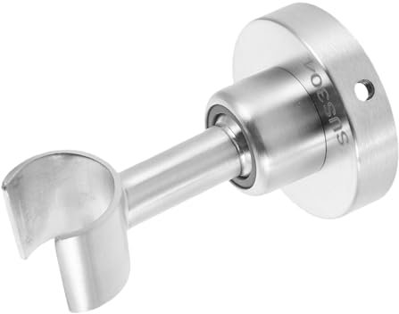 Soffione Doccia Acciaio Inossidabile Base per Doccia Portatile Facile Installazione e Compatta per Bagni Camper e Trailers