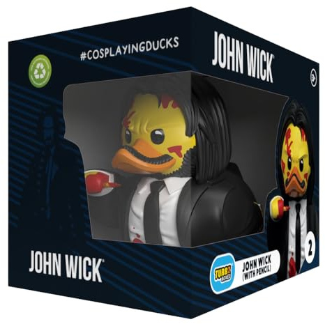 TUBBZ Box-Ausgabe: John Wick Chapter 3 - John Wick Pencil als Cosplaying-Gummiente Vinylfigur