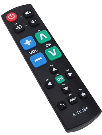 Jectse TV Remote Controller, Replacement for SAMSUNG Smart TVs, with Oversized Buttons and Tactile Feedback, Easy to Use for Seniors and Visually Impaired