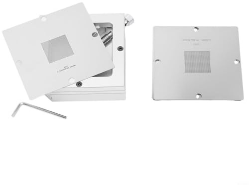 Niedrigtemperatur-Lötpasten-Set mit 90 mm für BGA-Reball-Station und Netz-Schablonen (BGA Jig + 10 Schablonen)