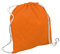 sin4sey 10er Set Baumwollbeutel Turnbeutel Baumwollrucksack Sportbeutel (orange)