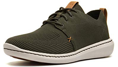 Clarks Herren Step Urban Mix Sneaker, Khaki, 45 EU