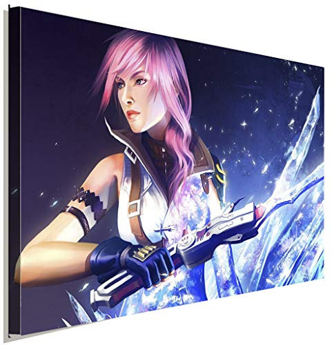 AK ART Lightning Returns Final Fantasy XIII Leinwandbild Kunstdruck Wandbild (100 x 70 cm)