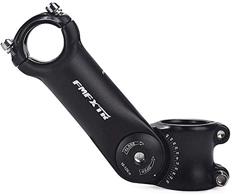 WASAGA Attacco Manubrio Regolabile Bici ± 60° o Inferiore, 120mm o 110mm Aumento Forcella Forcella prolunga Manubrio Adattatore Morsetto Salita MTB Marcia Fissa (25.4mm x 110mm)