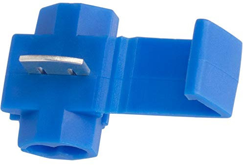 OIIKI 100pcs Quick Splice Wire Connectors, Scotch Lock Quick Splice Wire Terminals for Cables Connecting (Blue)