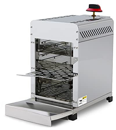 Wgwioo Propan-Infrarot-Steakgrill, Tragbarer Outdoor-Gasgrill Mit Vertikalem Garen, Propan-Gasgrill Mit Einem Brenner Aus Edelstahl