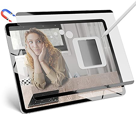 Thorani Paper-Feel Pro (4. Gen, magnetisch) für iPad Air 3 (10.5) 2019 / Pro (10.5) 2017 - Matte TPU-Folie zum Schreiben & Zeichnen wie auf Papier, kompatibel mit Apple Pencil & Face ID