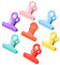 Kaizuca Metall Bulldog Clips, 28 Stück 7 Colour Mini klammern für fotos, Bunt kleine Binder Clips, für Kunsthandwerk, Lebensmittelbeutel, Zeichnungen, Fotos für zu Hause Küche und Büro