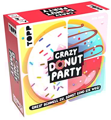 Crazy Donut Party. Greif schnell zu, sonst sind sie Weg!: Wer entdeckt am schnellsten einen vollständigen Donut? Reaktionsspiel – rasant, unterhaltsam und verblüffend einfach