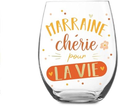 STC Verre Rond affection - Marraine Chérie pour la Vie