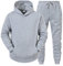Viunychn Sportbekleidung Trainingsanzug Herren Los Angeles Druck Hoodie Mit Kapuze Langarm Mit Taschen Hausanzug 2-Teilig Herbst Winter Kapuzenjacke Jogginghose Jogginganzug Set @4
