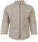 Mikk-line Walkjacke 68 Melange Offwhite | Oeko-TEX Standard 100 | Babyjacke mit Reißverschluss für Baby und Kinder | 100% Mulesing-Frei Merinowolle | Für Mädchen und Jungen | Umkehrbare Bündchen