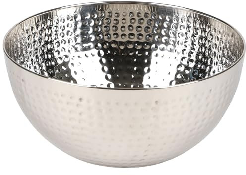 Urban Living Stainless Steel Hammered Salad Bowl 24 cm