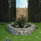 Sechseckiges Gabionen-Hochbeet, Übertopf Keramik Hochbeet Mit Deckel Blumentopf Klein Korb Klein Geeignet für Draußen Entrance Area Plants Innen 200x173x40 cm