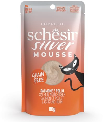 Schesir Silver Mousse Salmone 12X80g