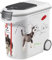 PALUPLUS Contenitore per Crocchette per Cani, misura 28x50x43 cm, Porta crocchette con Coperchio e Ruote, Chiusura Ermetica Antiodore, per Cibo Secco, Capacità 35 Litri -430C (12 kg)