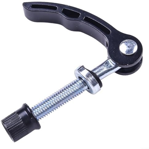 Quick Release Screw for Bicycle SeatPost Clamp Skewer Bolt Clip, Convenient and Easy to Carry (m8x65mm black)