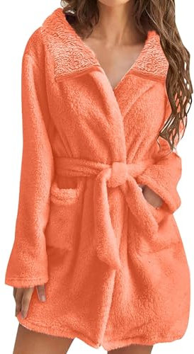 Bademantel Damen Lang Baumwolle Schnell Trocknend Schnelltrocknend Leichter Saunamaentel Badenantel Mit Gürtel Modern Saunamantel Morgenmäntel Für Frauen Leichtfrottee Hausmantel Sauna Bathrobe