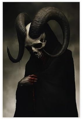 Leinwand-Poster, Motiv: Dark Reaper, Wandkunst, Dekor, Bild, Gemälde für Wohnzimmer, Schlafzimmer, Dekoration, 30 x 45 cm