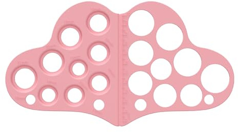 Nipple Ruler - Milk Pump Flange Sizing Measuring Tool with Soft Silicone Material, Accurate Measuring Function for New Mothers, Breast Flange Tools, Breast Flanges Tool