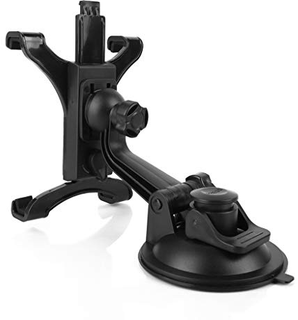 KAQNTUD Supporto per tablet con ventosa regolabile per parabrezza/cruscotto/presa d'aria Supporto per auto per 7-11 pollici Supporto per staffa di supporto base per mensola di uscita mensola morsetto