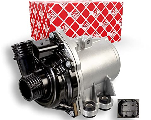 febi bilstein 48426 Wasserpumpe ohne Dichtung, elektromagnetisch , 1 Stück | Kompatibel mit: BMW 1 Cabriolet, 1 Coupe, 3, 3 Cabriolet, 3 Coupe, 3 Touring, 5, 5 Gran Turismo, 5 Touring, 6 Cabriolet