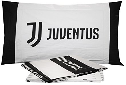 Juventus Bettwäsche-Set für Einzelbett, offizielles Logo, JJ