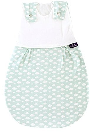 Träumeland S0100602 Außenschlafsack LIEBMICH Wolke mint, Größe 50/56, mehrfarbig