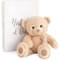 Histoire d'Ours - Peluche Ours - Beige & Pailleté Doré - 24 cm - Collection Charms - Peluche Toute Douce & Toute Ronde - Boite Cadeau - Idée Cadeau pour Enfant dès 2 ans - HO2808