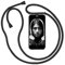 YuhooTech Handykette Hülle für iPhone 5 / 5S / SE(2016)- 4,0 Display, Smartphone Necklace Hülle mit Band - Handyhülle mit Kordel Umhängenband - Schnur mit Case zum umhängen in Mattschwarz