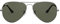 Ray-Ban Unisex Aviator Sonnenbrille, Grey, 55