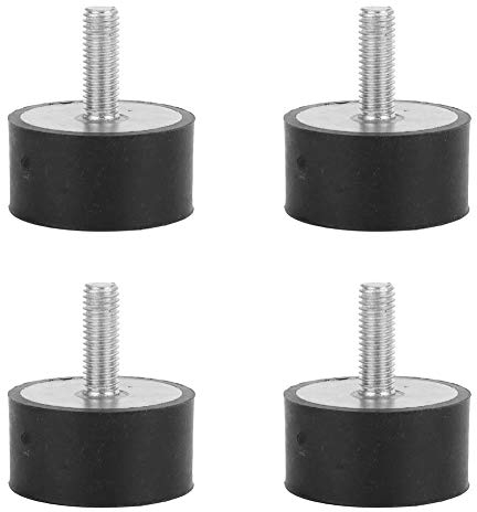 Gummimetallpuffer, 4 Stück M8 M6 Anti-Vibrations-Gummihalterung Gummi Vibrations Isolation Mount Stoßdämpfer Anti Vibration Silentblock, Gummipuffer(VE40*20 M8*23)