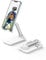 UGREEN Support Téléphone Bureau Réglable Pose Téléphone Portable Pliable Porte Stand Smartphone Table Compatible avec iPhone 14 Plus Pro Max 13 Mini 12 Galaxy S22 S21 Note20 Redmi Note 11 Pro (Blanc)