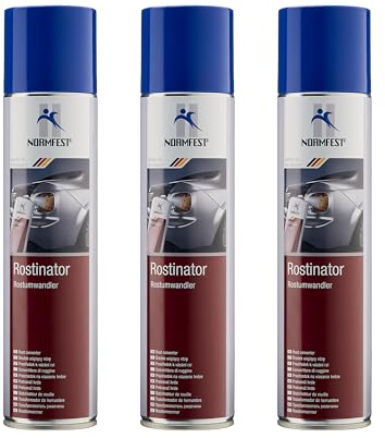 Normfest Rostinator Rostumwandler Rost Off Roststopp Korrosionsschutz 3X 400ml