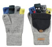 Barts Jungen Puppeteer Bumgloves Fäustlinge, opacity, HEATHER GREY, 4