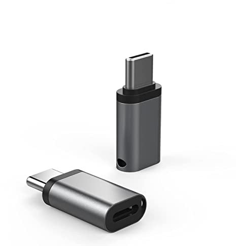 proAMEDEN Adaptador para Lightning a USB-C, Compatible con iPhone 15 y 16 Series/Samsung y Otros Dispositivos Tipo C, Soporta Transferencia de Datos, No Diseñado para Carga Rápida/OTG/Apple