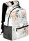 Vintage Blumen Rucksack Leicht Wasserdicht Reiserucksack Schöne Blumen Stilvoller Rucksack für Männer Frauen, multi, L