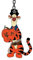 Loungefly Winnie Puuh Tigger Kürbis Halloween geformter Schlüsselanhänger, Mehrfarbig