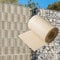 NYVI Polyrattan Sichtschutzstreifen Privafence Beige 255 x 19 cm 10 Rollen (25,5 Meter) - SPARSETS - Sichtschutz für Doppelstabmatten Zaun - Premium Zaunsichtschutz