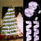 flintronic Weihnachtsband Lichter, 2M 20 LED Glänzende Band Lichterkette, Batteriebetriebene Schleife Weihnachtsbaum Band, für DIY Weihnachtsdekoration, für Hochzeit, Urlaubsdeko, Geschenkpapier