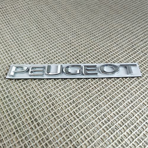 Metal for Peugeot Badge 3008 308 2008 208 408 4008 5008 307 508 206 207 301 Car Sticker Rear Tail Trunk Emblem Labeling Decals