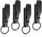 4pcs Taktische Schlüsselanhänger 8pcs Schlüsselringe Edelstahl Taktischer Schlüsselhalter Clip Schlüsselhalter Gürtel für Polizisten Feuerwehren Männer für 3,8-5,7cm Breite Dienstgürtel