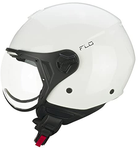 CGM Casco open face, 167A FLO MONO Bianco sagomata, S